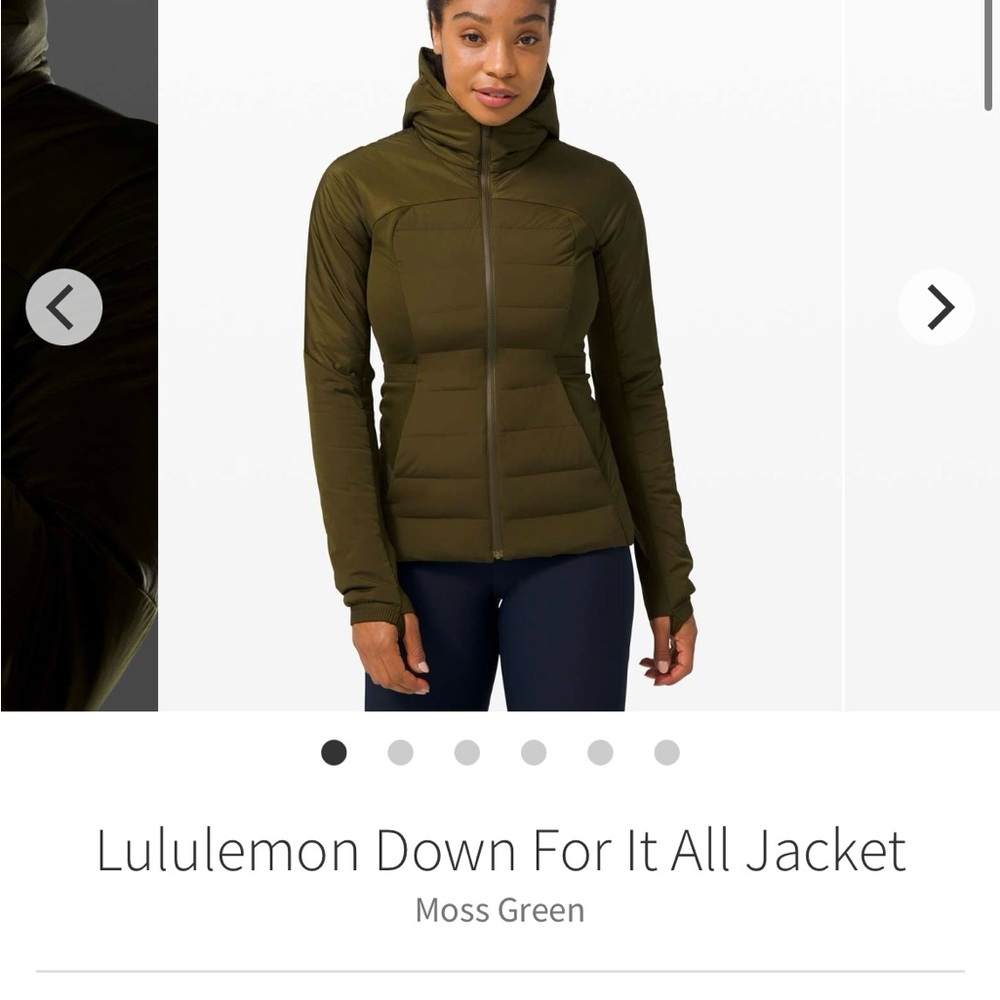 lululemon athletica Women's Olive Down  For It All Puffer Jacket